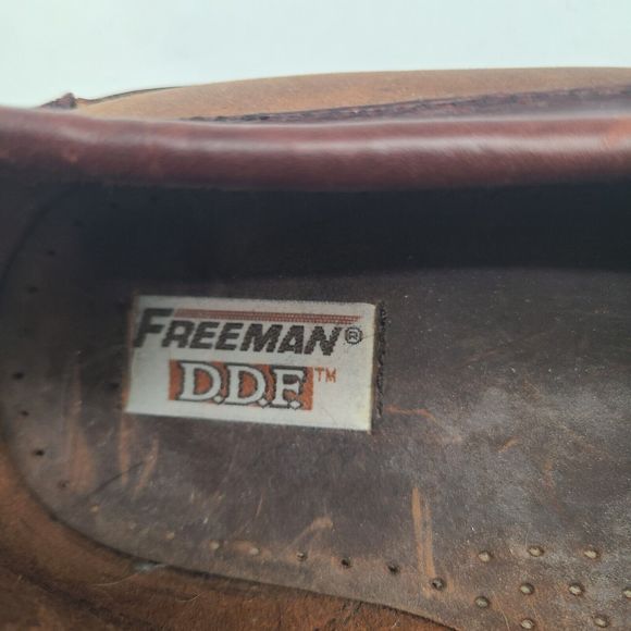 Freeman DDF Shoes Men’s Size 12W Paul‎  Kiltie Tassles Loafer Two Tone  Brown